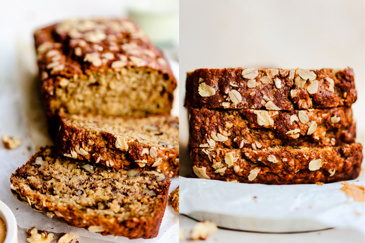 RECIPE: PEANUT BUTTER COLLAGEN BANANA BREAD